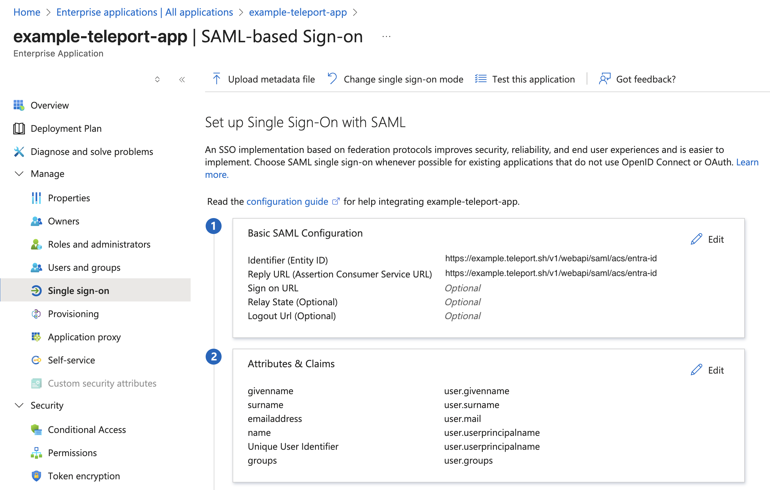 Entra ID Integration